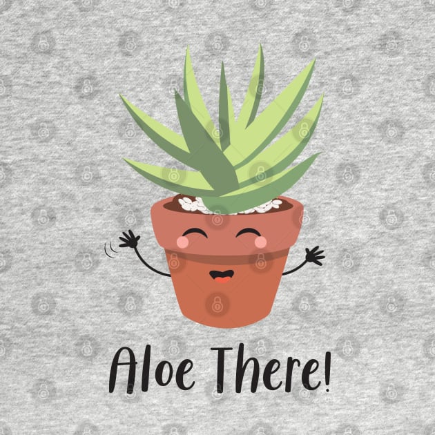 Aloe Vera Funny Succulent Plant, Aloe There! by Always Growing Boutique